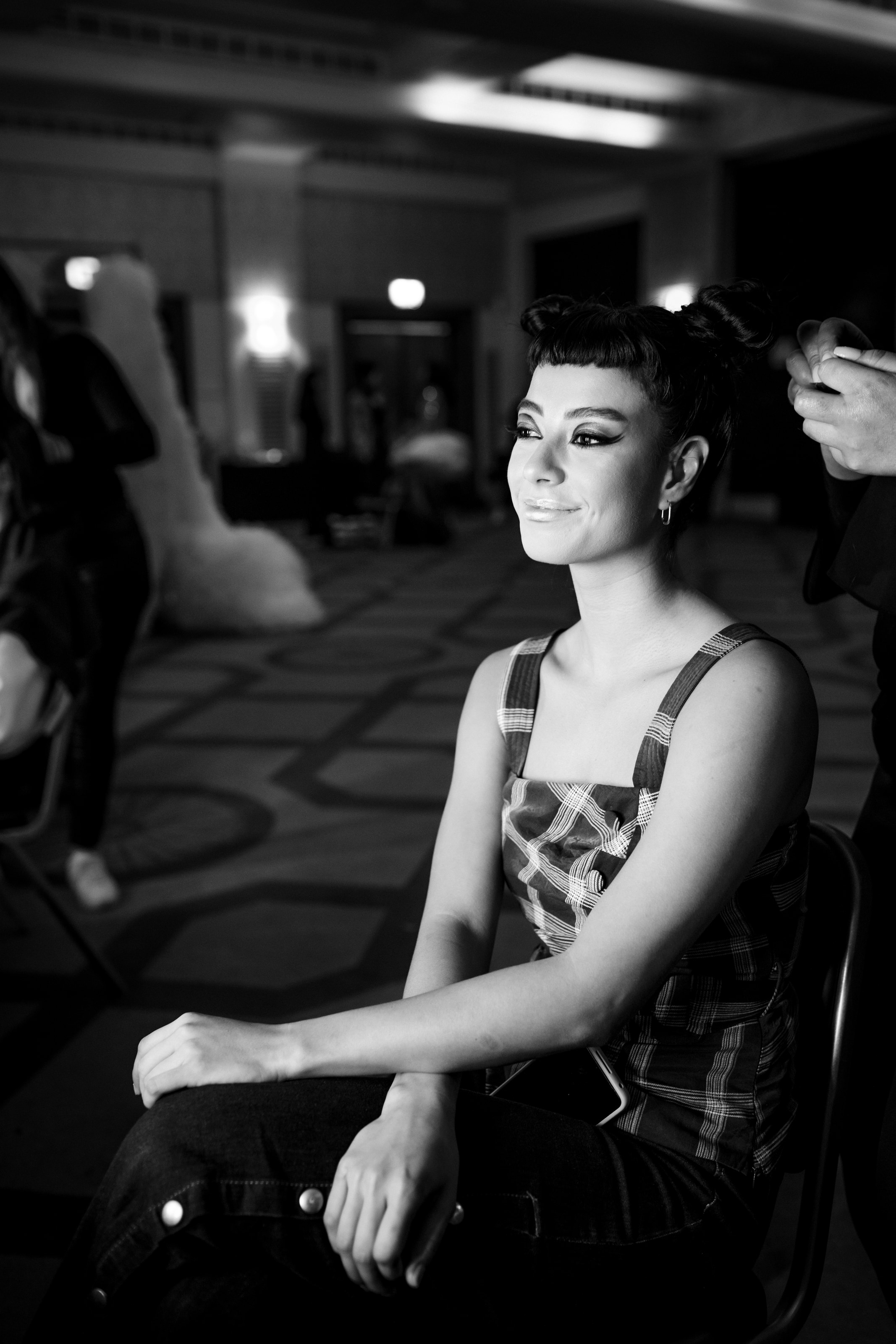 Backstage portrait
