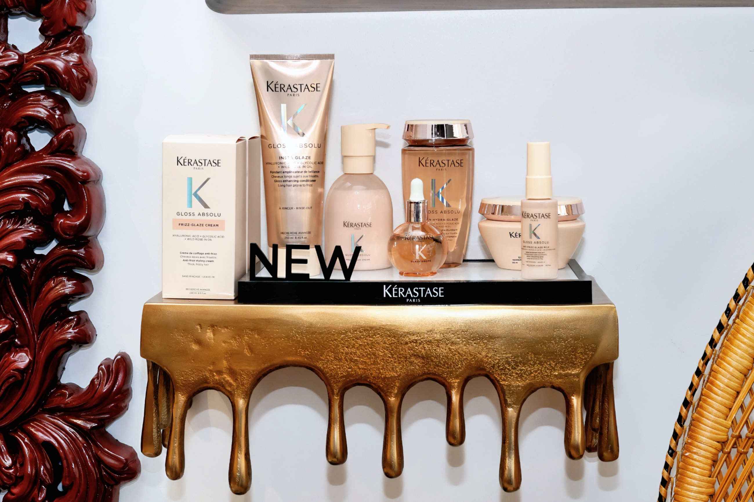 Gold treatment shelf